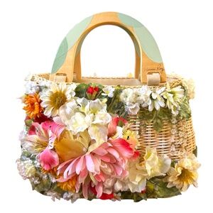 Handcrafted Floral Pocketbook